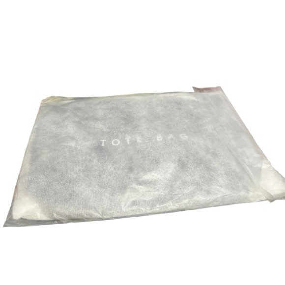 Olive Green Tear Resistant Paper Tote Bag Large Lightweight Brand New - Picture 5 of 7